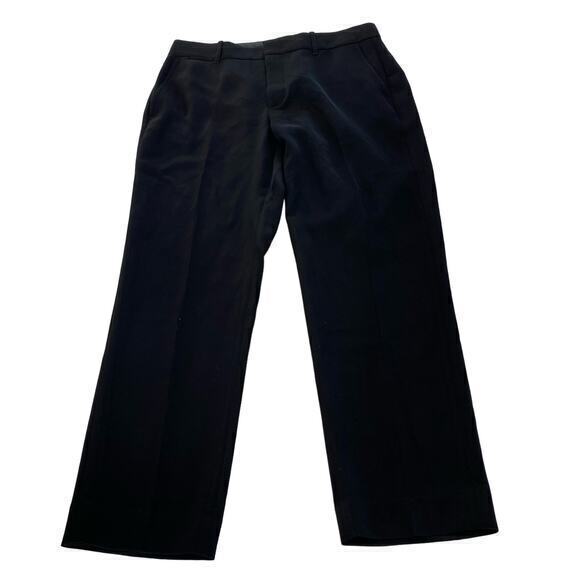 VINCE Soft Tailored Ankle Trouser Black Size 12 - Picture 1 of 10